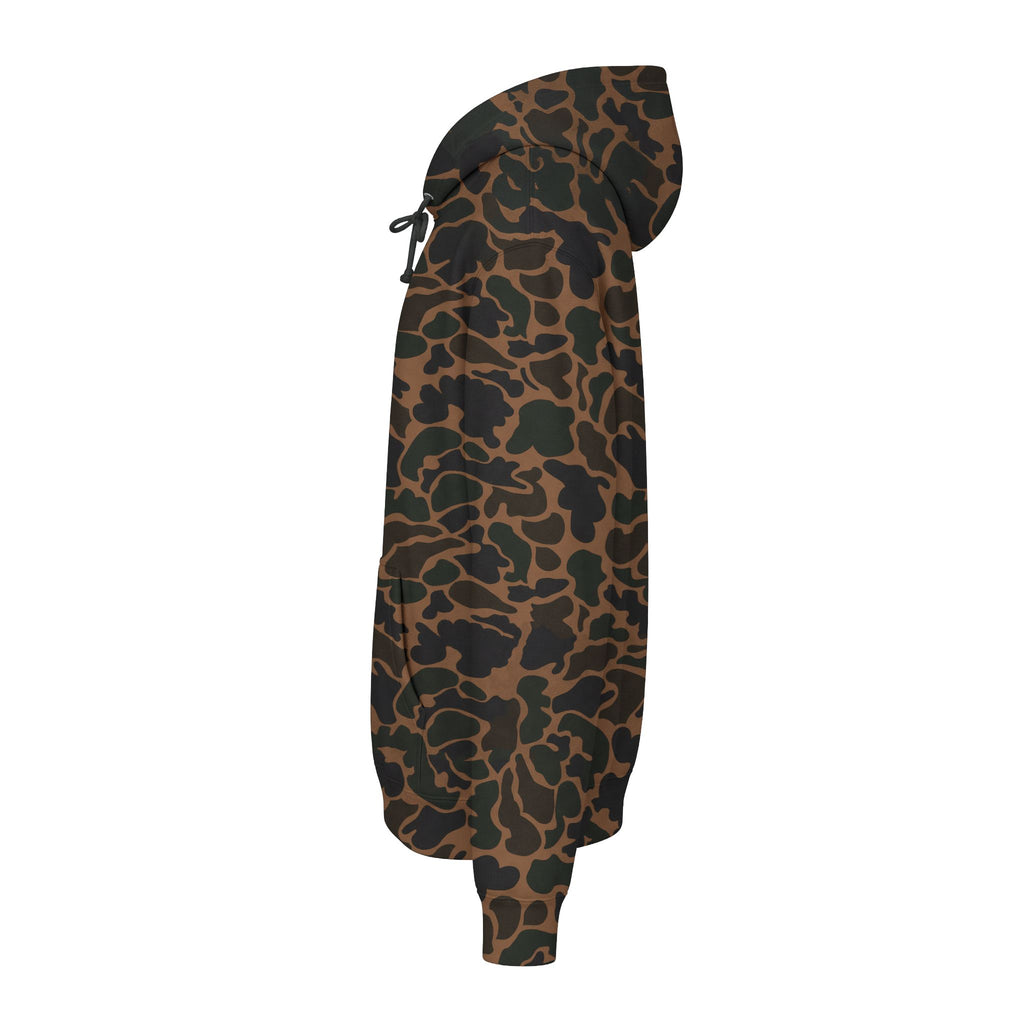 Camo Script Hoodie — 'Nave Designs Creative Co.' Graphic Pullover
