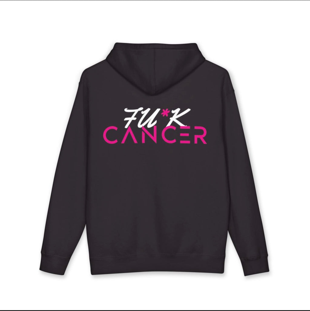 Fuck Cancer Hoodie — Bold Pink Ribbon Awareness Pullover