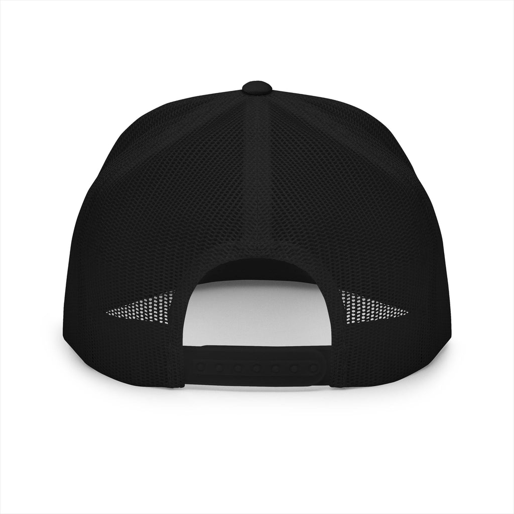 Nave Designs Embroidered Trucker Cap — Black Snapback Hat