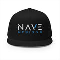 Nave Designs Embroidered Trucker Cap — Black Snapback Hat